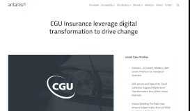 
							         CGU Insurance leverage digital transformation to drive change ...								  
							    