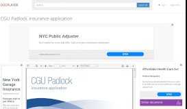 
							         CGU Padlock. insurance application - PDF Free Download								  
							    