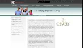 
							         Chaffey Medical Group - Epic Management								  
							    