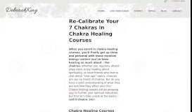 
							         Chakra Healing Courses – Deborah King								  
							    