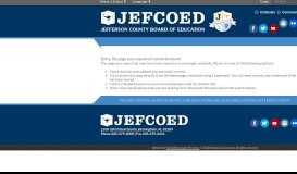 
							         Chalkable - Jefferson County Schools								  
							    