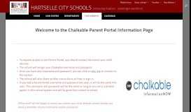 
							         Chalkable: Parent Portal / Chalkable- Parent Portal - Hartselle City ...								  
							    
