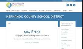 
							         Challenger K-8 / Homepage - Hernando County School District								  
							    
