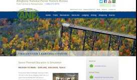 
							         Challenger Learning Center - Allegheny National Forest | Kinzua ...								  
							    