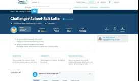
							         Challenger School-Salt Lake - Salt Lake City, Utah - UT | GreatSchools								  
							    