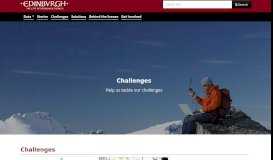 
							         Challenges – Edinburgh Open Data Portal								  
							    