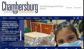 
							         Chambersburg Area School District / Homepage								  
							    