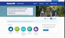 
							         Chaminade University/University of Hawai'i Student ... - HMSA.com								  
							    