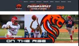 
							         Champagnat Catholic School – Home Of The Lions								  
							    
