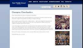 
							         Champion Cheerleaders - Thomas Hart Middle School								  
							    