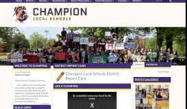 
							         Champion Local Schools: Home								  
							    