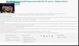 
							         Championing Entrepreneurship for 39 Years – Sarina Russo ...								  
							    
