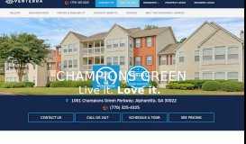 
							         Champions Green Apartments | Alpharetta, GA | Venterra Living								  
							    