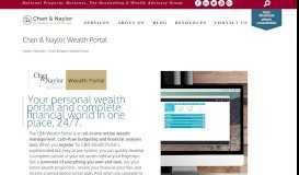 
							         Chan & Naylor Wealth Portal								  
							    