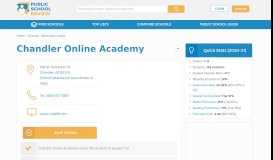 
							         Chandler Online Academy Profile (2020) | Chandler, AZ								  
							    
