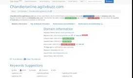 
							         Chandleronline.agilixbuzz.com - Site-Stats .ORG								  
							    