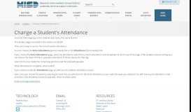 
							         Change a Student's Attendance - Macomb PowerSchool - Misd								  
							    