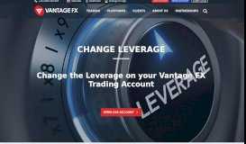 
							         Change Leverage - Vantage FX								  
							    