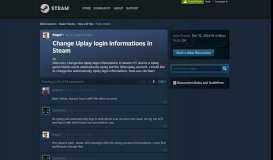 
							         Change Uplay login informations in Steam :: Help and Tips - Steam ...								  
							    