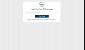
							         Change your CSC Password - Login								  
							    