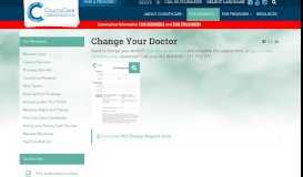 
							         Change Your Doctor - CountyCare								  
							    