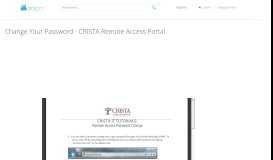 
							         Change Your Password - CRISTA Remote Access Portal - doczz								  
							    