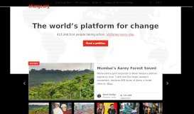 
							         Change.org · The world's platform for change								  
							    