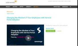 
							         Changing Employee Mindset | Service Portal Adoption ... - Samanage								  
							    