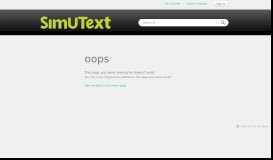 
							         Changing Login name/email and Student ID – SimUText Support								  
							    