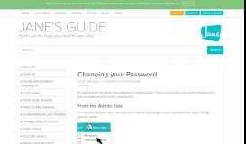 
							         Changing your Password | Jane App - Practice Management ...								  
							    