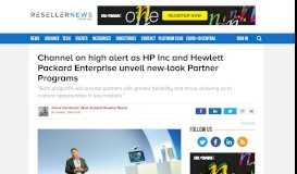 
							         Channel on high alert as HP Inc and Hewlett Packard ... - Reseller News								  
							    