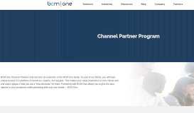 
							         Channel Partners - BCM One								  
							    