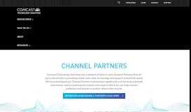 
							         Channel Partners | Comcast Technology Solutions								  
							    