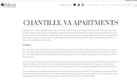 
							         Chantilly VA Apartments | Arbors at Fair Lakes								  
							    