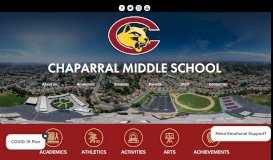
							         Chaparral Middle School								  
							    