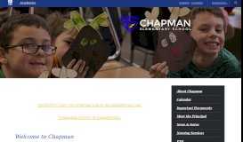 
							         Chapman Elementary - Gibraltar School District								  
							    