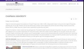 
							         Chapman University - College Bound Mentor								  
							    