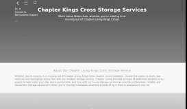 
							         Chapter Kings Cross Storage Services - Chapter Service App								  
							    
