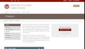 
							         Chapters - Alumni & Friends - Boston College								  
							    