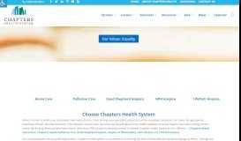 
							         Chapters Health System Home Page Making the Most of Life								  
							    