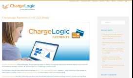 
							         ChargeLogic Payments is NAV 2016 Ready – ChargeLogic								  
							    