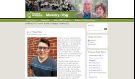 
							         Charis Bible College Online - AWM News - Home - Andrew Wommack ...								  
							    