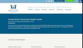 
							         Charles Drew Community Health Center | Piedmont Health								  
							    