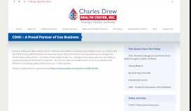 
							         Charles Drew Health Center, Inc. – A Proud Partner of Cox Business ...								  
							    