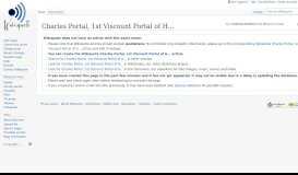 
							         Charles Portal, 1st Viscount Portal of Hungerford - Wikiquote								  
							    