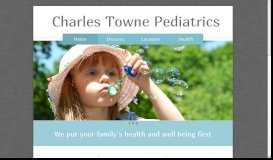
							         Charles Towne Pediatrics								  
							    