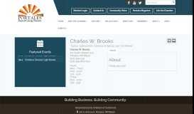 
							         Charles W. Brooks - Portales Roosevelt County Chamber								  
							    