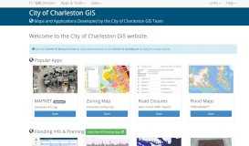 
							         Charleston City GIS								  
							    