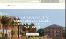 
							         Charleston School of Law | Study the time-honored practice of law in ...								  
							    