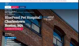 
							         Charlestown, MA | Emergency Vet - BluePearl Pet Hospital								  
							    